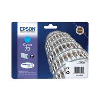 Epson 79 Tower Of Pisa Inkjet Cartridge 6.5ml Cyan C13T79124010 Pk1 C13T79124010