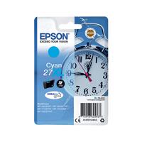 Epson 27XL Ink Cartridge DURABrite Ultra High Yield Alarm Clock Cyan C13T27124012