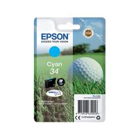 Epson 34 Ink Cartridge DURABrite Ultra Golf Ball Cyan C13T34624010