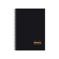 Rhodia Business Book A5 Wirebound Hard Back Black 119233C