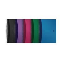 Oxford Notebook A5+ Soft Polypropylene Cover Assorted Ruled Feint Pk 5 100101300
