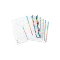 Concord Index 1-12 A4 White With Multi-Colour Tabs 01301/CS13
