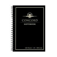 Concord Jotta Notebook 140 Page A5 Black (Pack of 5) 8959-CON