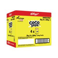 KELLOGGS COCO POPS BAG 500G PK4
