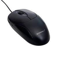 Q-CONNECT SCROLL WHEEL MOUSE BLACK