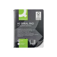 Q-Connect Ruled Spiral SC Pad A5 Pk5 wrights