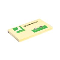 Q-Connect Quick Notes 76 x 127mm Yellow (Pack of 12) KF10503