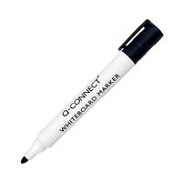 Q-Connect Drywipe Marker Pen Black (Pack of 10) KF26035