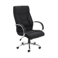 Avior Richmond High Back Executive Chair Fabric 660x780x1110-1210mm Black KF74187