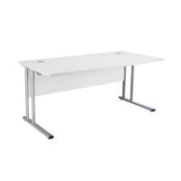 FR FIRST RECT CANT DESK 1600 WHITE