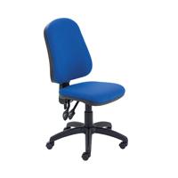 First High Back Operator Chair 640x640x985-1175mm Blue KF98506