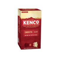 Kenco Smooth Instant Coffee Sticks, with free biscuits.