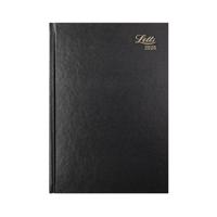 LETTS A5 BUSINESS DIARY DPP BLK 2025