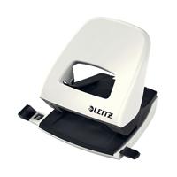 Leitz NeXXt WOW Metal Office Hole Punch Pearl White 50081001