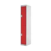 TWO COMPARTMENT LOCKER 450 RED