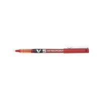 Pilot V5 Hi-Tecpoint Ultra Rollerball Pen 0.3mm Line Red BXV502