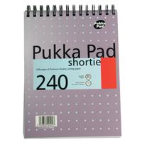 Pukka Shortie Notebook A5 Feint Ruled and Margin 240 Pages SM024