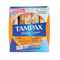 TAMPAX COMPAK PEARL SUP+ TMP BX16 P4