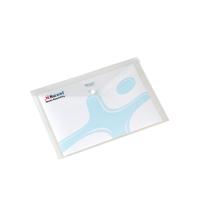 Rexel Carry Folder A4 Translucent White Pk 5 16129WH