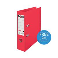 Rexel Choices 75mm Lever Arch File Polypropylene A4 Red 2115504