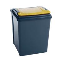 Vfm Recycling Bin With Lid Yellow Grey/Yellow 384287
