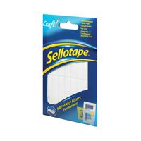 Sellotape Double Sided Sticky Fixers Permanent Pack of 140 1445422