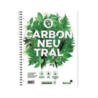 Silvine Carbon Neutral A4 Twin Wire Notebook 120 Pages Ruled with Margin R302