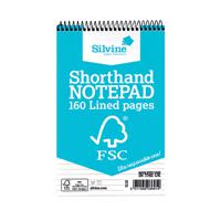 Silvine Shorthand Notebook 80 Leaf Ruled FSC160