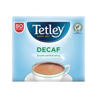 Tetley Decaffeinated Tea Bag Pk 80 NWT1111