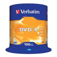 VERBATIM DVD-R 16X 100PK