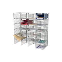 GOSECURE MAIL SORTER 24 COMPART GREY
