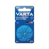 VARTA HEARING AID BATTERIES 675 PK6