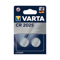 VARTA CR2025 COIN CELL BATTERY PK2