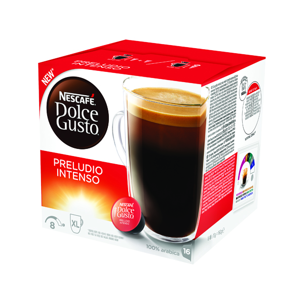 Nescafe Dolce Gusto Preludio Intenso Capsules (Pack of 48) 12323831 Nescafe Dolce Gusto Preludio Intenso Capsules (Pack of 48) 12323831