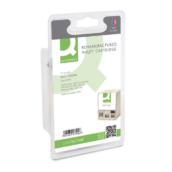 Q-Connect Epson T0520 Remanufactured Colour Inkjet Cartridge C13T05204010 / T052040 Q-Connect Epson T0520 Remanufactured Colour Inkjet Cartridge C13T05204010 / T052040