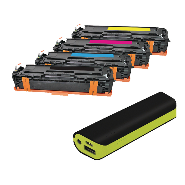 Q-Connect HP Color Laserjet M251 toner FOC Reviva 2000mAH Powerbank OB833016 Q-Connect HP Color Laserjet M251 toner FOC Reviva 2000mAH Powerbank OB833016