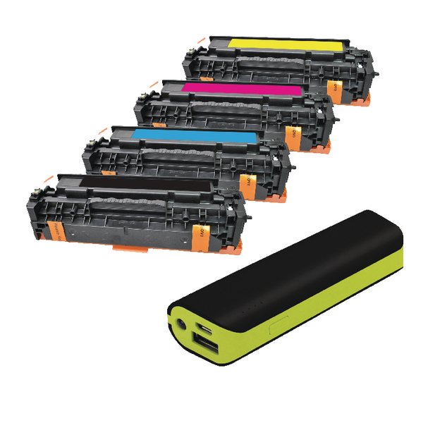 Q-Connect HP Color Laserjet M451 toner FOC Reviva 2000mAH Powerbank OB833017 Q-Connect HP Color Laserjet M451 toner FOC Reviva 2000mAH Powerbank OB833017