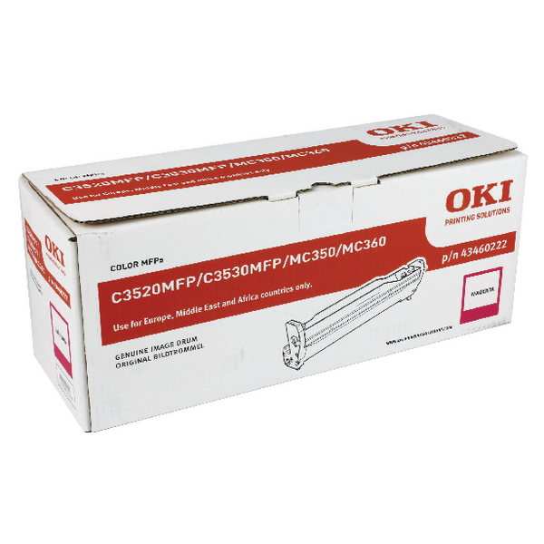 Oki C3520/3530Mfp EP Magenta Image Drum 43460222 Oki C3520/3530Mfp EP Magenta Image Drum 43460222