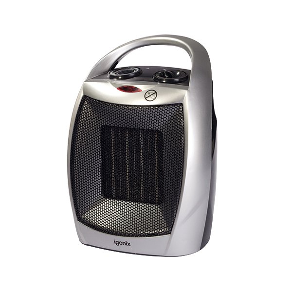 1.8kW PTC Ceramic Fan Heater Silver IG9030 1.8kW PTC Ceramic Fan Heater Silver IG9030