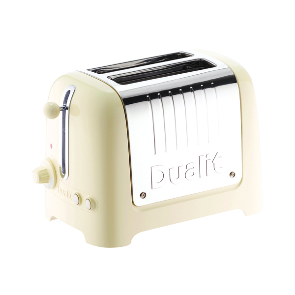 Dualit 2 Slice High Gloss Lite Toaster Cream DA2622 Dualit 2 Slice High Gloss Lite Toaster Cream DA2622