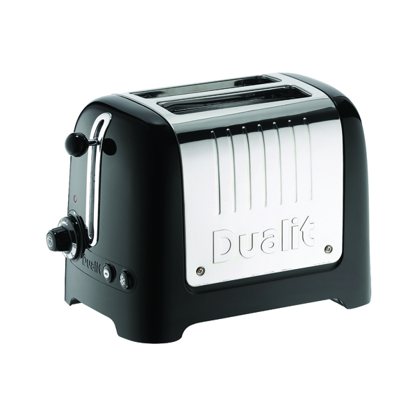 Dualit 2 Slice High Gloss Lite Toaster Black DA2625 Dualit 2 Slice High Gloss Lite Toaster Black DA2625