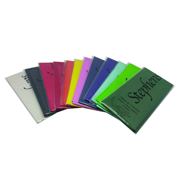 Stephens Tissue Multipack Standard Colours Pack of 25 RS32 Stephens Tissue Multipack Standard Colours Pack of 25 RS32