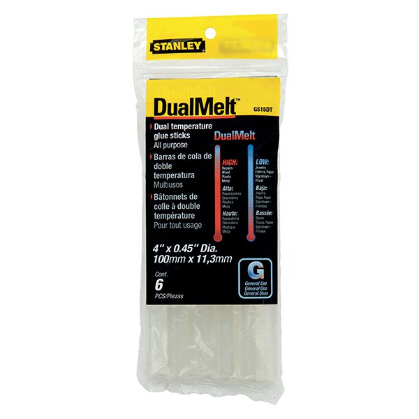 Stanley Dual Melt Glue Stick 4 Inch Pk 24 0-GS20DT Stanley Dual Melt Glue Stick 4 Inch Pk 24 0-GS20DT