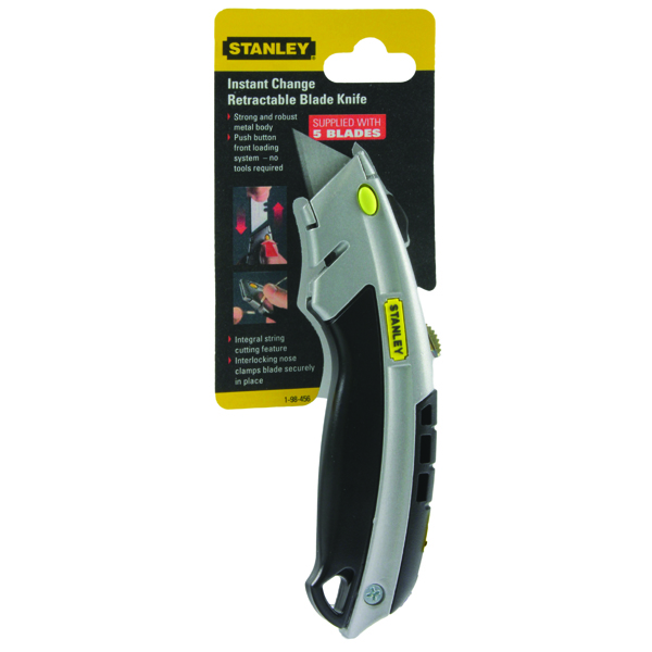 Stanley Quick Change Retractable Blade Knife 1-98-456 Stanley Quick Change Retractable Blade Knife 1-98-456