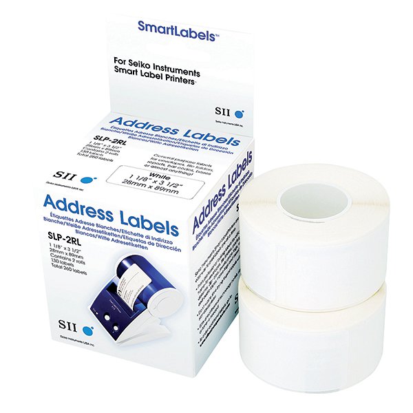 Seiko Address Label 28x89mm White (Pack of 260) SLP2RL Seiko Address Label 28x89mm White (Pack of 260) SLP2RL