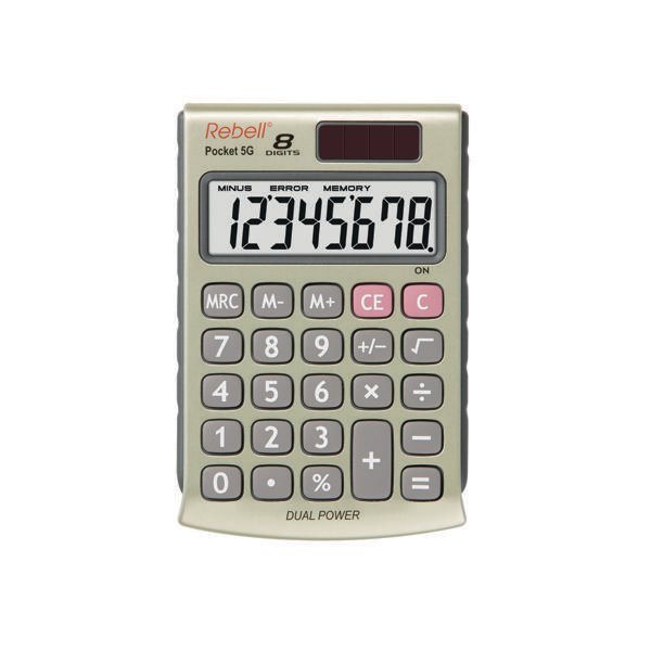 Rebell 5G Pocket Calculator RE-POCKET 5G Rebell 5G Pocket Calculator RE-POCKET 5G