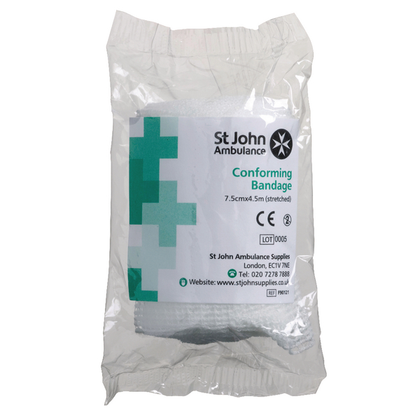St John Ambulance ConForming Bandage 75mmx4.5m F90121 St John Ambulance ConForming Bandage 75mmx4.5m F90121