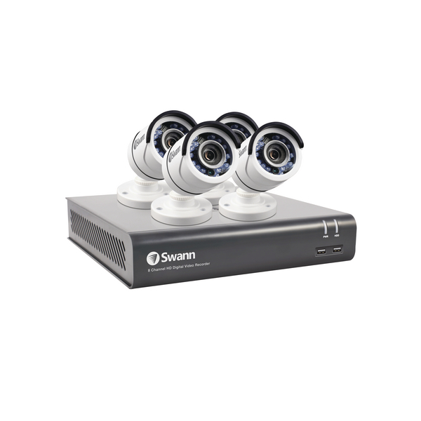 Swann 8 Channel 4 Camera DVR CCTV Kit SWDVK-845754-UK Swann 8 Channel 4 Camera DVR CCTV Kit SWDVK-845754-UK