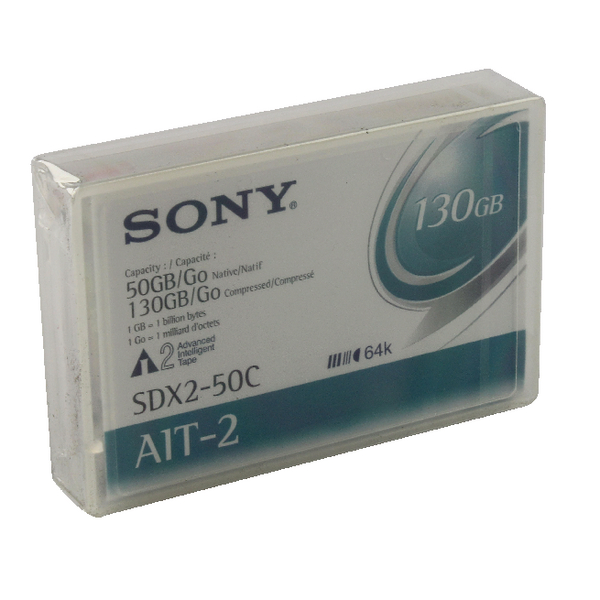 Sony AIT-2 Data Cartridge 50/100GB SDX2-50C Sony AIT-2 Data Cartridge 50/100GB SDX2-50C