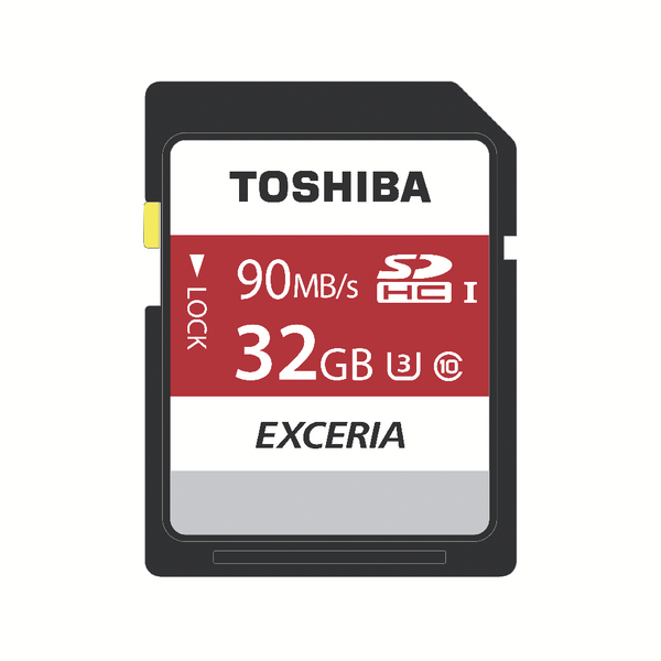 Toshiba Exceria N302 SDHC Class 10 32GB THN-N302R0320E4 Toshiba Exceria N302 SDHC Class 10 32GB THN-N302R0320E4